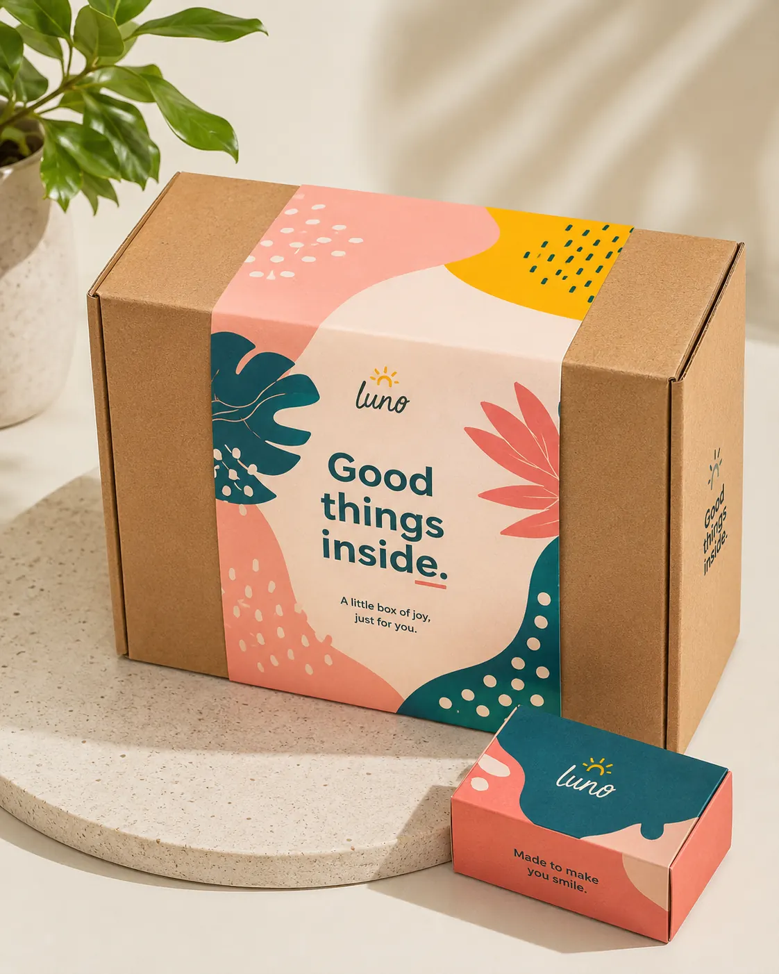 Coordinated gift packaging system for retail and seasonal launches